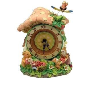 Tiny Time Keeper Whimsical Clock Battery Operated Boxed 6.5"